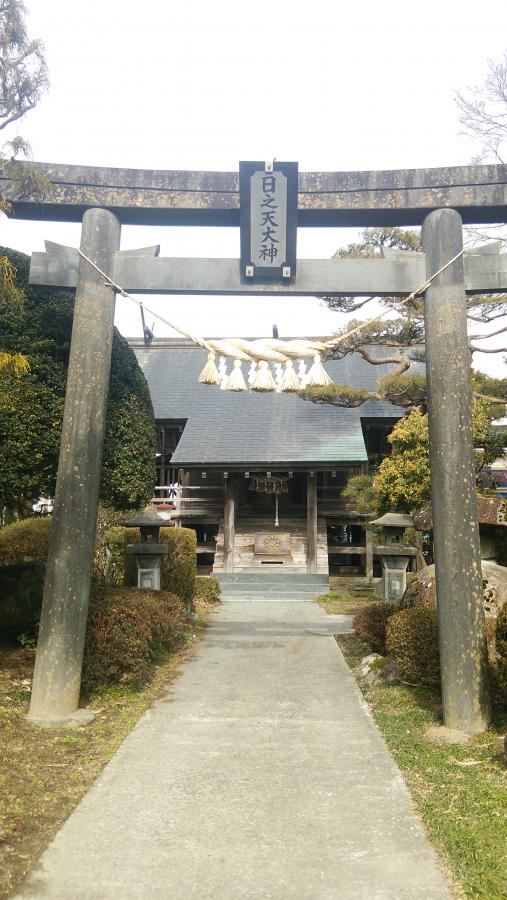 旧涌谷神社の神殿1